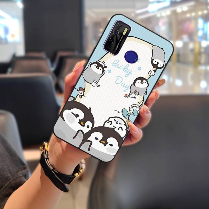 Durable Phone Pouch Phone Case For Tecno Camon15/15Air/16S/KD7H/CD6/CD7/Spark5/5Pro Anti-knock Graffiti Cartoon Silicone