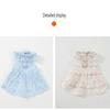 Spring and summer thin daisy skirt lace collar cat and dog clothing two-legged casual wear