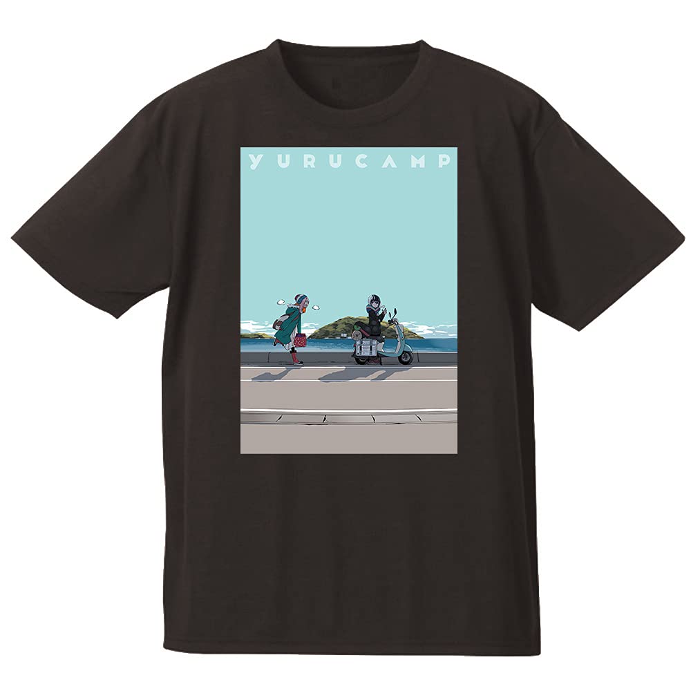

Laid-back Camp T-shirt [Nadeshiko & Rin] L size