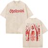 Maglietta Nikki Lavata Vintage Ossessione Film Horror Uomo Donna Moda Magliette Gotica Cotone Oversize Manica Corta