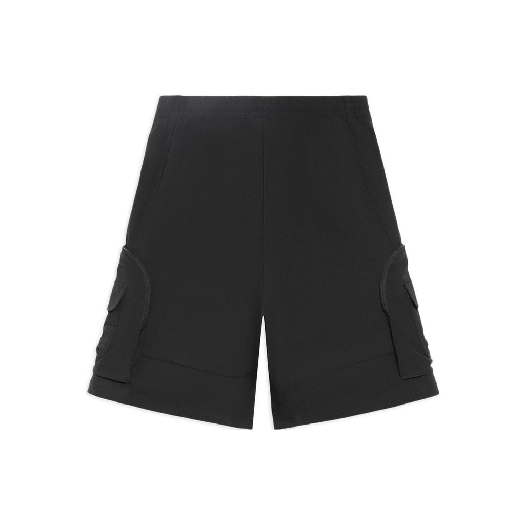 Li-Ning Pure Color Logo Casual Sports Breathable Shorts Men Bottoms Black AKSS303-2