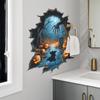 Halloween Creative Wall-breaking Pumpkin Stickers for Bedroom Living Room and Home Atmosphere Decoration