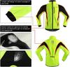 Men's High Visibility Breathable Full Sleeve Cycling Jersey Windproof Night Riding Moisture Wicking Sports Apparel Summer