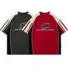 American Retro Sports Jersey Short-sleeved Fans European and American Street Tide Brand Loose Fan Version