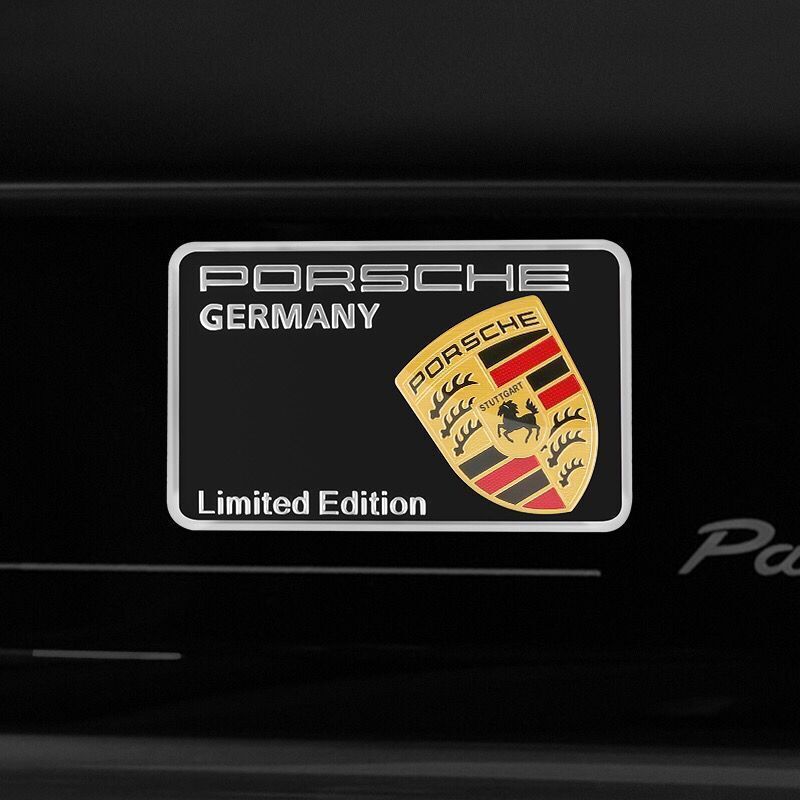 Car Styling 3D Sticker Aluminum Badge Car Body Stickers Decals For Porsche 911 Cayenne Carrera 928 Panamera Boxster Macan 918