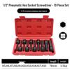 1/2-inch Drive Pneumatic Hex Bit Socket Set