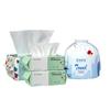 Family Value Pack: Thickened Pure Cotton Facial Cleansing Wipes - Soft, Disposable, Pull-Out Towels