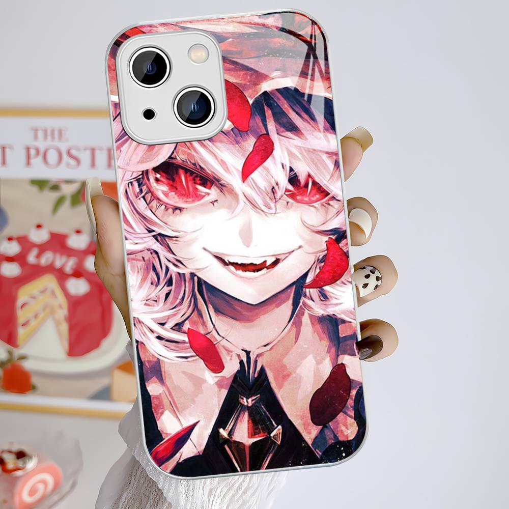 Classic Game Touhou Project Tempered Glass For Iphone 14 13 12 11 Pro Mini XS MAX 14Plus X XS XR Cover