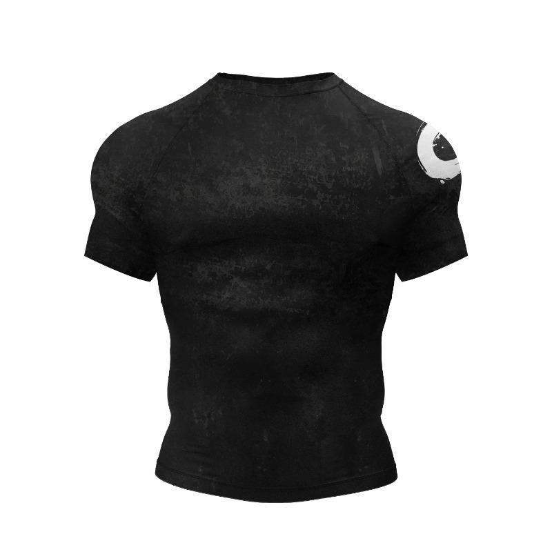 Heißer Verkauf 3D-bedruckter MMA BJJ Rash Guard Kompressionsshirt für Grappling Wrestling Tägliche MMA BJJ No-Gi Fitness-T-Shirts