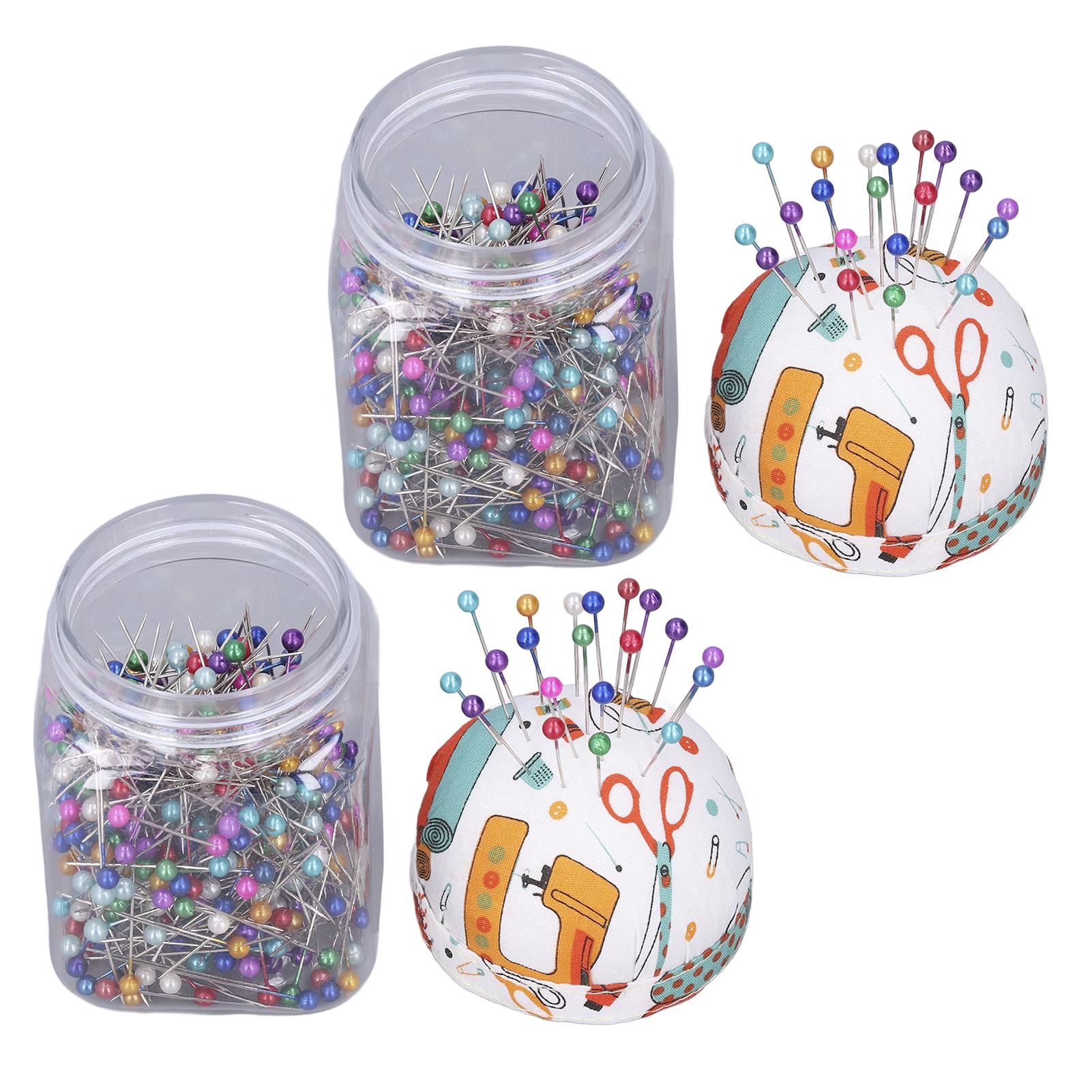 

Швейная булавка с жемчужиной, портативная, легко хранить, аксессуары для шитья своими руками с бутылкой-подушечкой для булавок для шитья