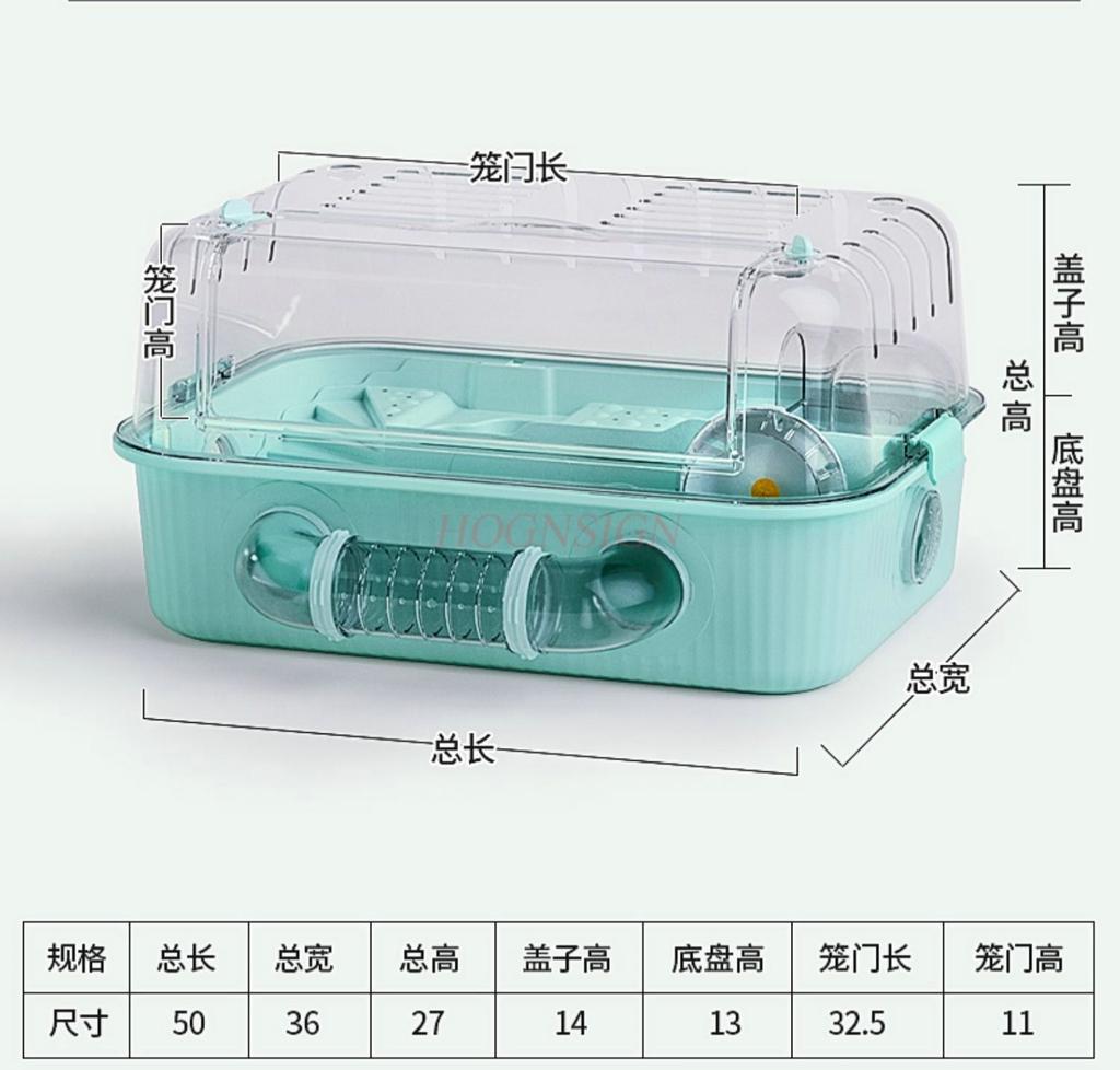 Hamster Cage Special Acrylic Tunnel Cage For Golden Bears Cheap Big Villa Nest Transparent Small House For Hamsters