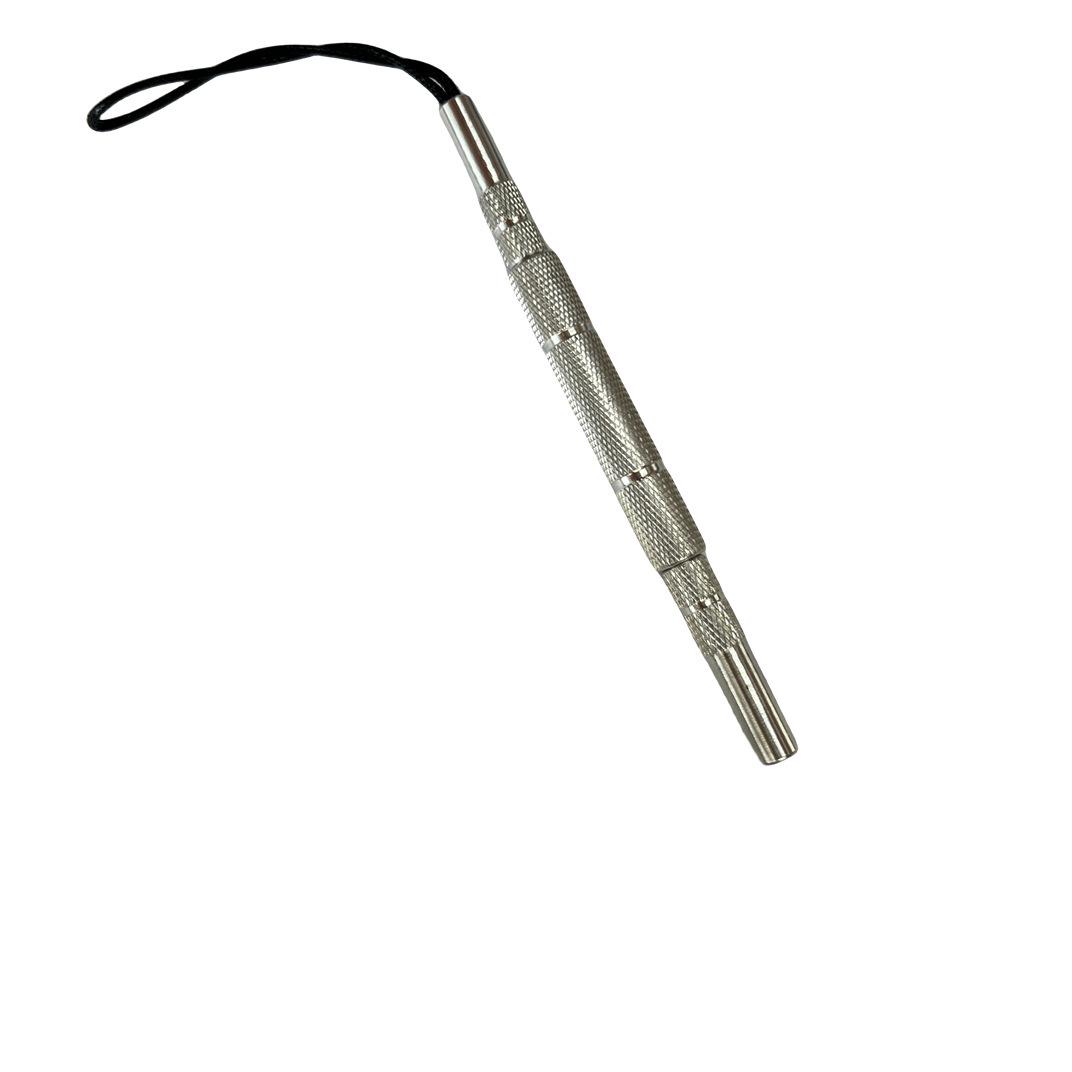 

Compact Flute Repair Tool: Screwdriver & Crochet Spring Hook Integrated Wind Instrument Repair срібний