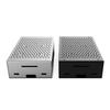 Raspberry Pi 4 Metal Case with Fan Support, Dual Color Options