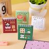 Flip Desktop Calendar Coil Binding Standing Calendar Cute Schedule Planner  Office School Supplies