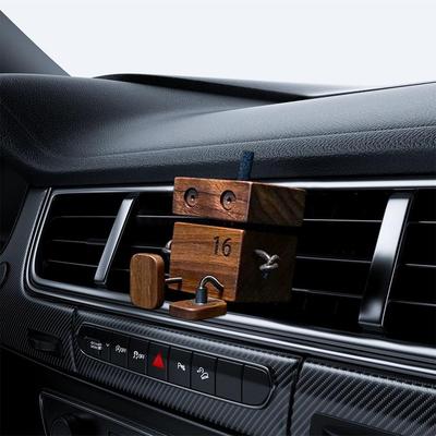 Wooden Leg-Shaking Man Dashboard Decoration Playful Auto Motion-Activated Funny Wood Desktop Decor For Home Bedroom Air Vent