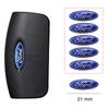 Car Remote Key 14/21mm Metal Logo Sticker Accessories For Ford Focus Fiesta Puma Ranger Kuga MK7 MAX F150 Mondeo APZ1