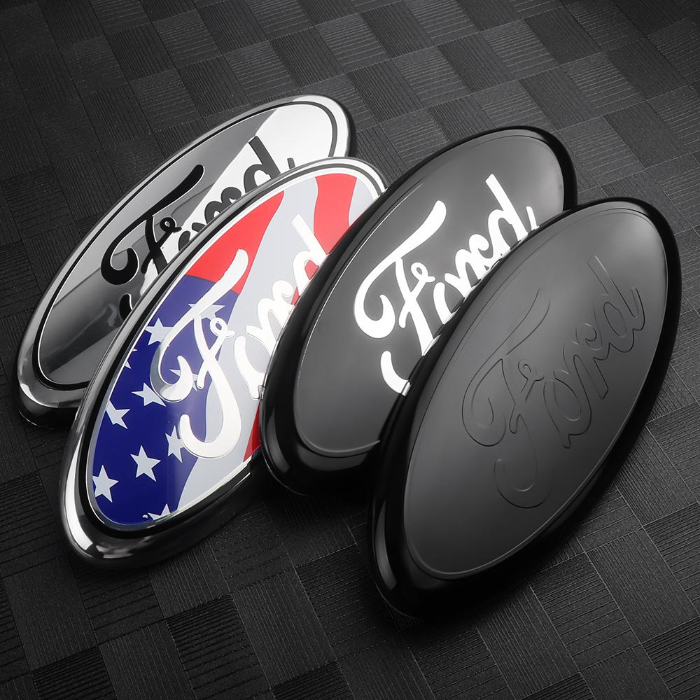 Original Replacement Car Front Grille Badge Trunk Cover Sticker For Ford Ranger Focus2 3 Mondeo C-Max Mustang Fiesta Kuga Escape