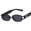 2022 Women's B-Shaped Square Sunglasses: European & American Trendy Co-branded Shades