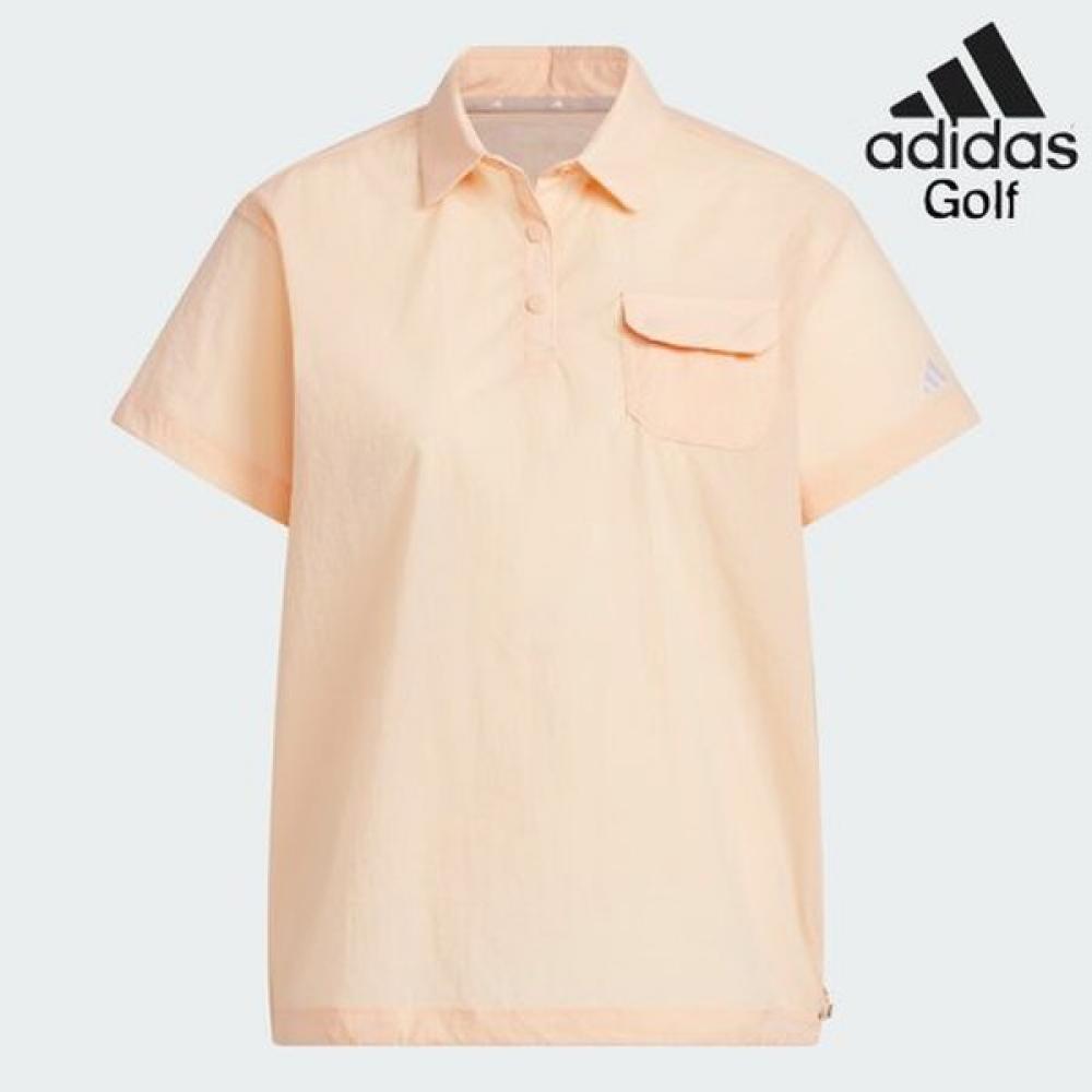 

Adidas Golf 25ss Woven Short Sleeve Polo Shirt Jf4570 AM/JF4570