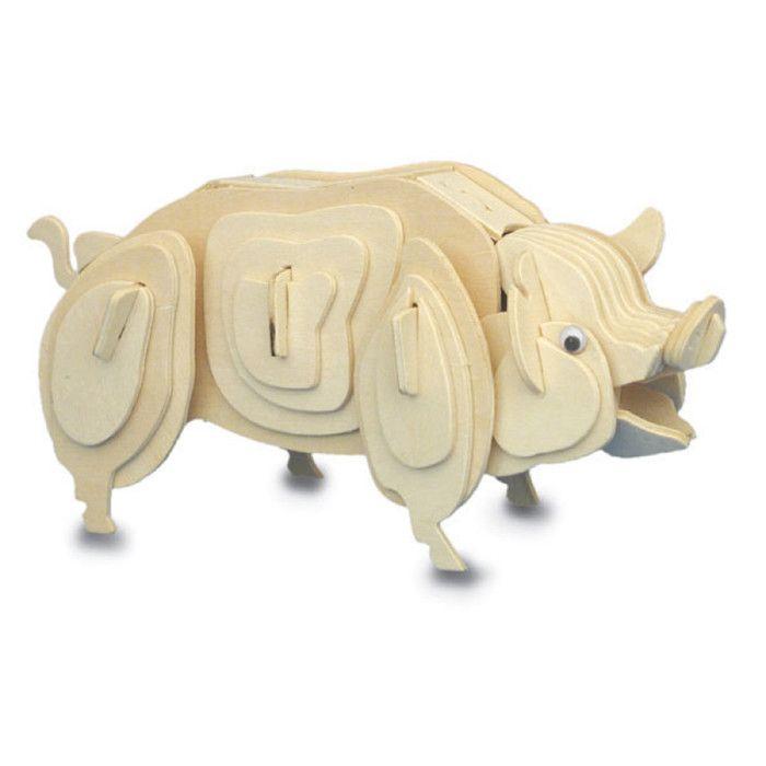 Maquette en bois Cochon