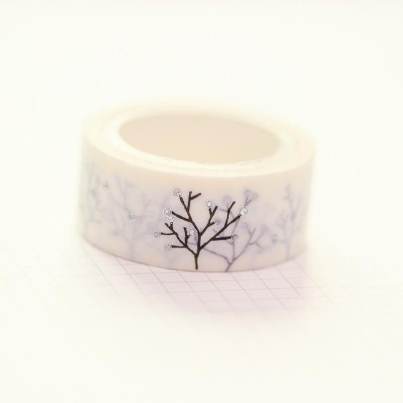 4Pcs 5m Sky Stars Moon Snow Silver Gold Foil Washi Tape DIY Decorative Adhesive Tape Masking Tape for Decor Papeterie.