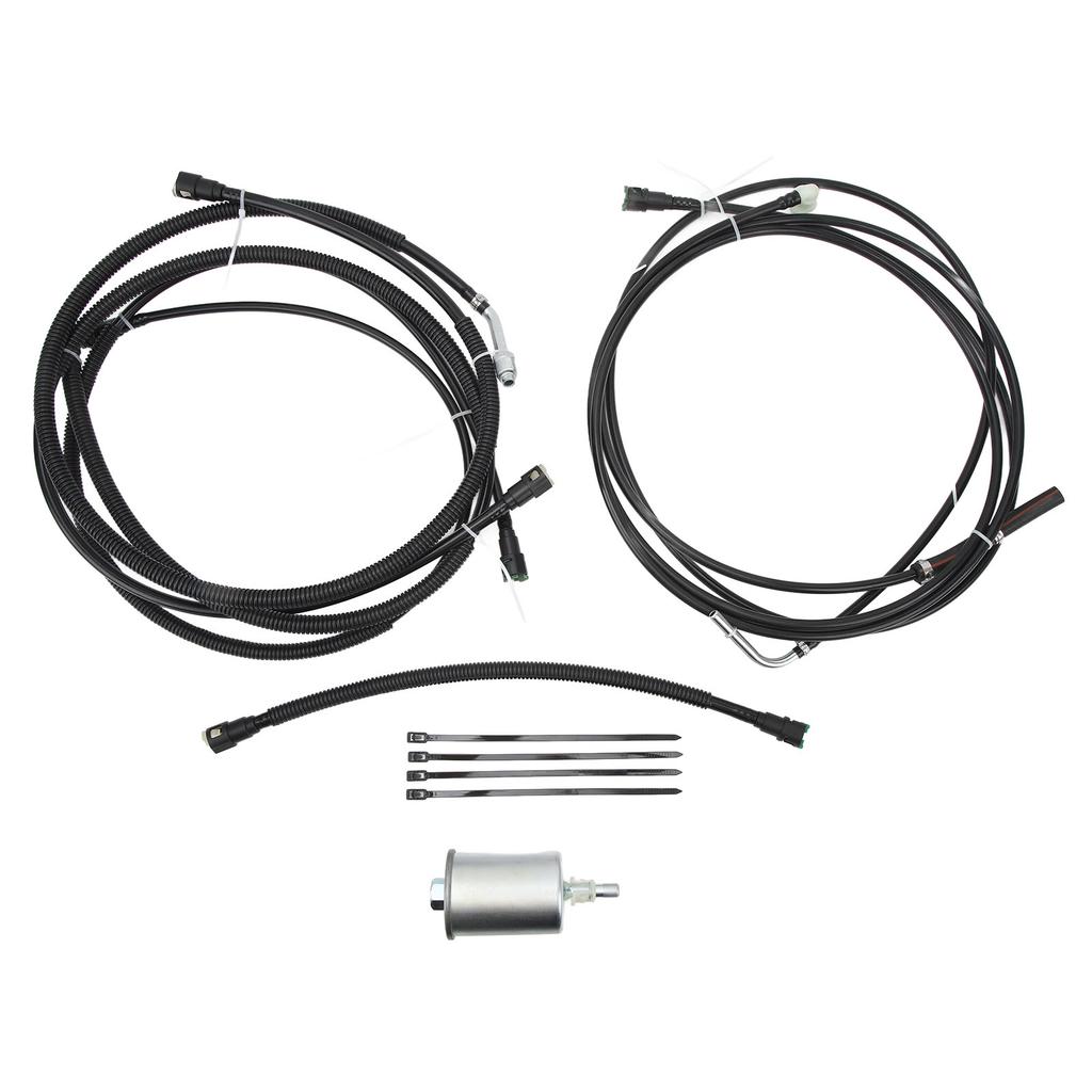 Fuel Line Kit FL FG0810 Nylon Flex Fuel Lines with Fuel Filter Replacement for YUKON TAHOE SUBURBAN 5.3L 2002 To 2004