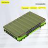 Double-Sided Portable Tackle Box: Multi-Layer, Large Capacity, with Handle for Artificial Bait Fishing Accessories