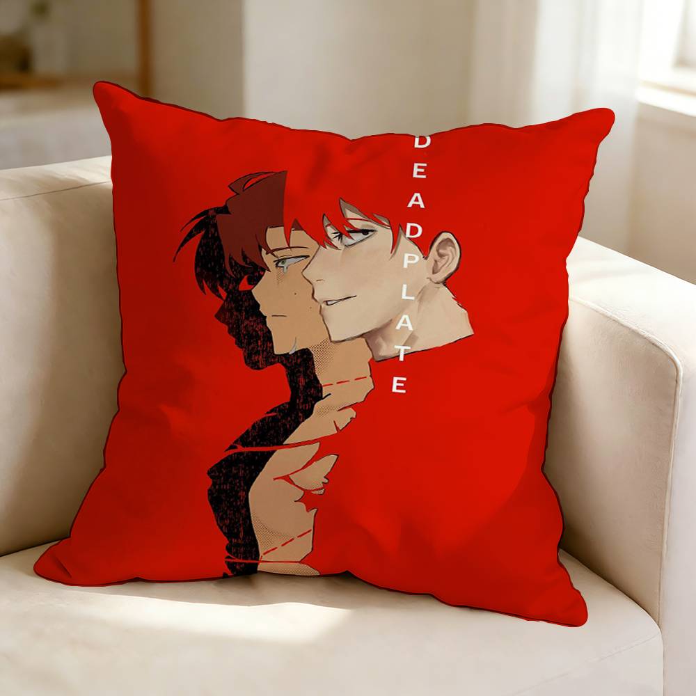Horror Puzzle Game DDead PPlate Square DoubleSided printed Pillow Case Bedroom Bedside Pillow Sofa Cushion Cover