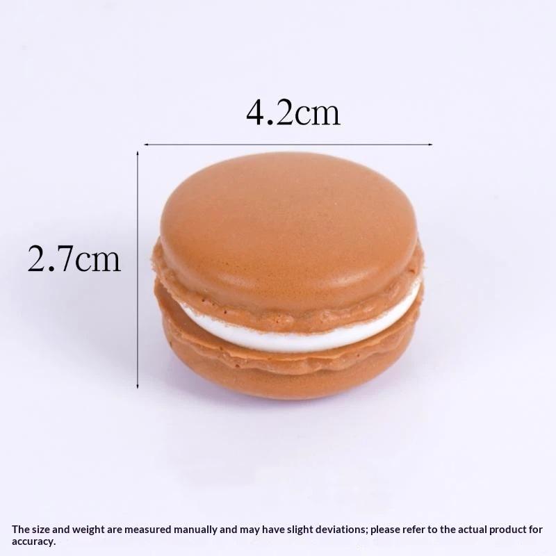 Artificial Macaron Simulation Food Models Lifelike Texture Assorted Styles for Holiday Party Decor Home Desktop Ornament Gifts