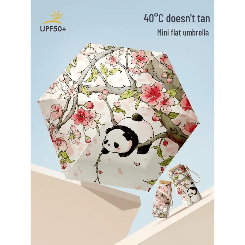 Mini Six-Fold UV Protection Travel Umbrella