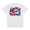 Sex Pistols Anarchy In The UK Union Jack Vintage Punk T-Shirt 70s British Rock White Unisex Oversized Casual T-shirt