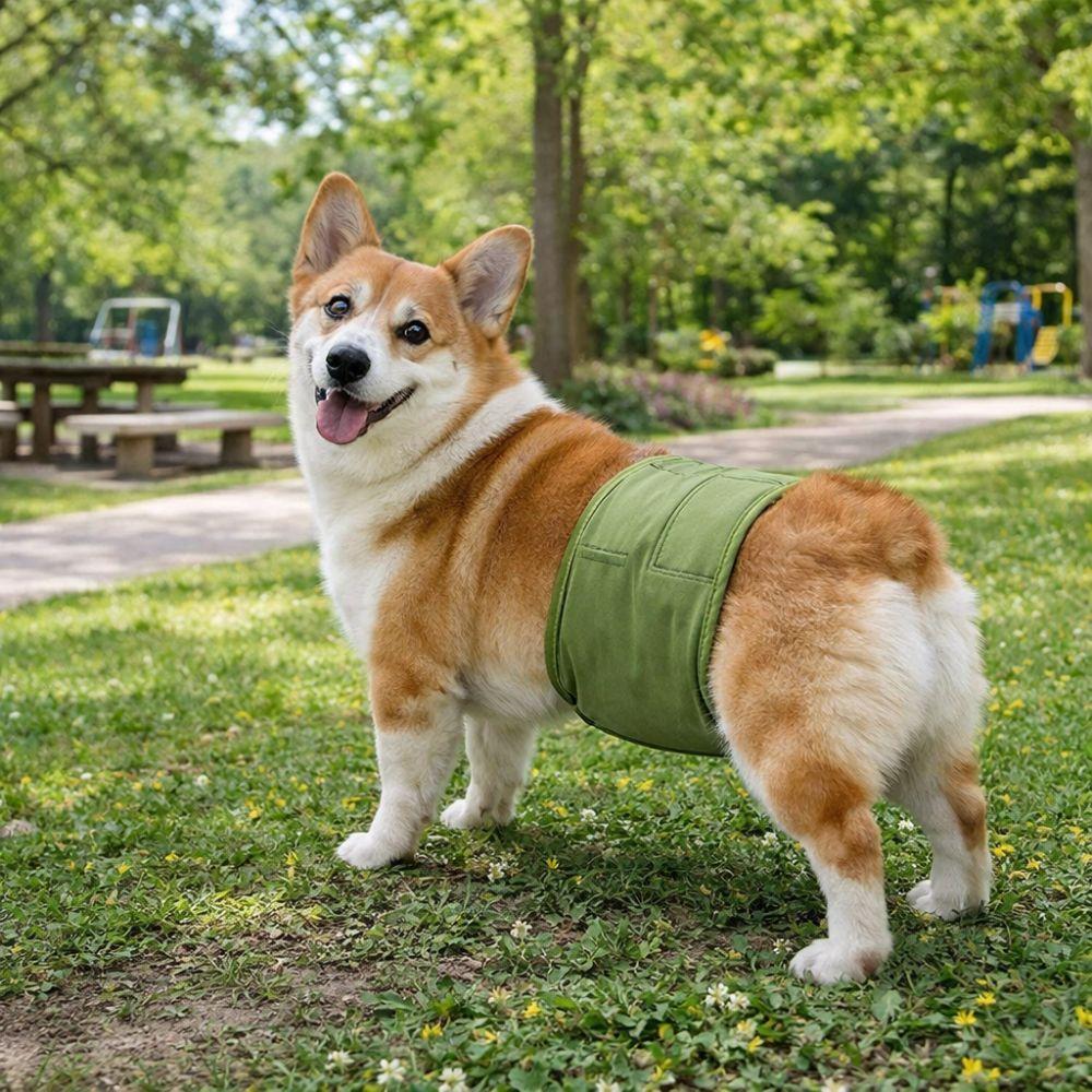 Breathable Dog Physiological Pants High Absorbing Leak-proof Pet Underwear Comfortable Washable Canine Hygiene Band Heat Season