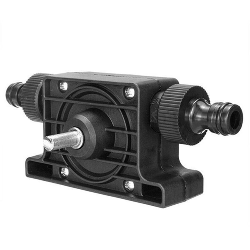 Pompa di perforazione elettrica manuale Delysia King, pompa autoadescante in miniatura, piccola pompa ad acqua per uso domestico, pompa per trapano a mano, pompa diesel