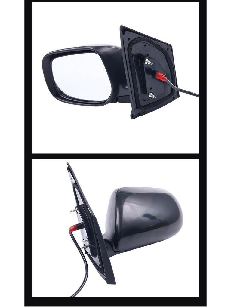 08 Vios 3-Wire Rearview Mirror Assembly - Complete Reverse Mirror Set for Toyota Older Models