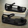 2025 New Men's Retro Lightweight Breathable Roman Sandals, Anti Slip Beach Oversized Sandals