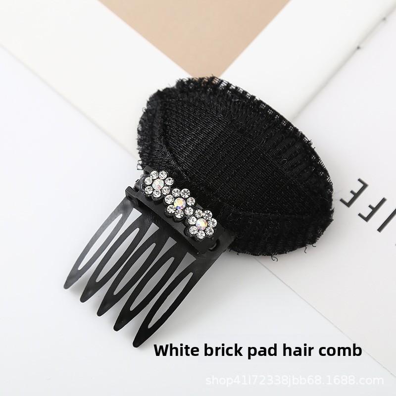 

Невидимая накладка для волос для плоской головы, накладка для челки, средство для придания объема корням волос, инструмент для увеличения объема волос 1PCS белый