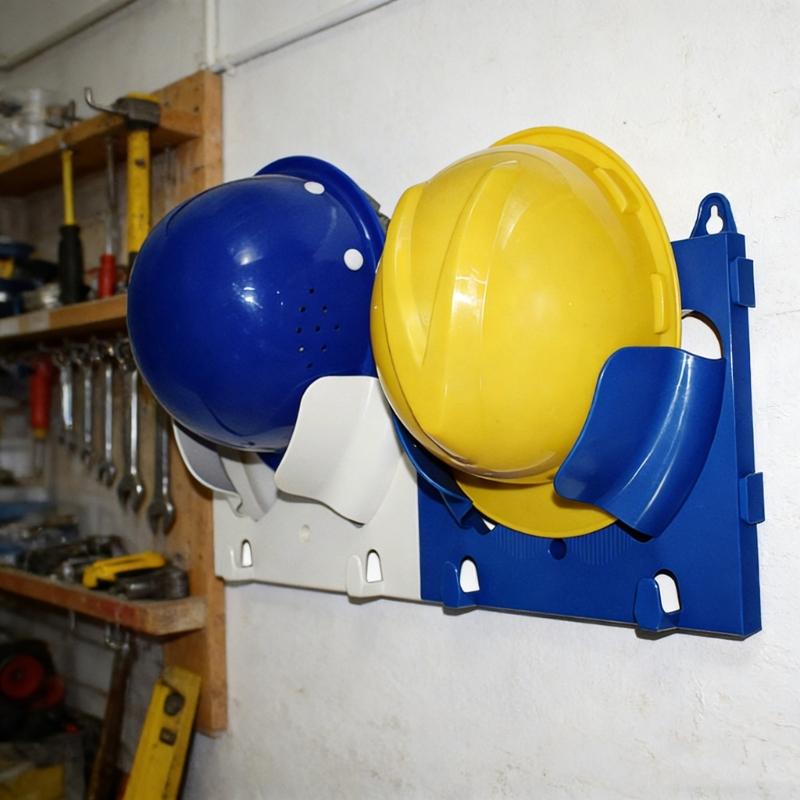 Heavy Duty ABS Helmet Hanger With Secure Hook Design Perfect For Space Saving In Small Rooms And Workplaces