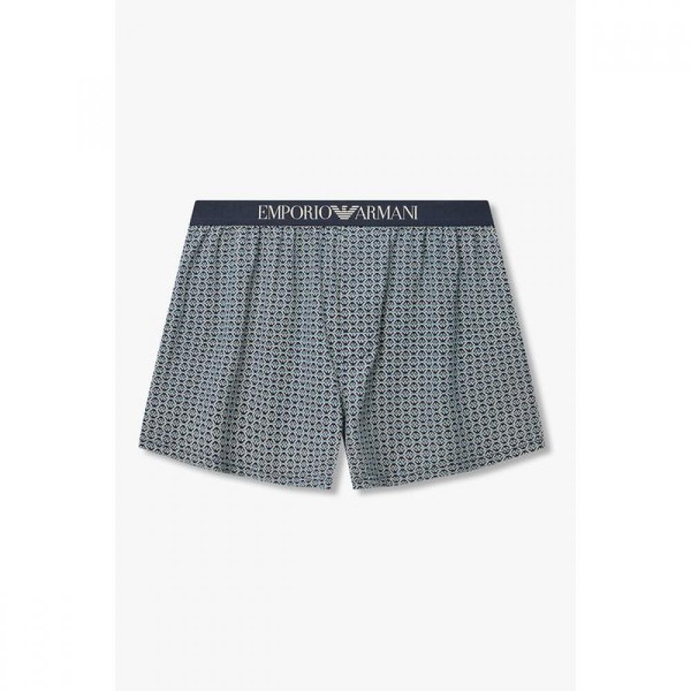 Emporio Armani Men S Allover Pattern Print Trunk 0816312037