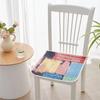 Universal Thin Seat Pads Fashionable Printed Pattern Four Seasons Home Sitting Mats Living Room Dining Chair Anti Slip Cushion