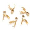 10-20pcs Stainless Steel Pendant Buckle Clasps Pinch Bail Clip Connectors For Jewelry Making DIY Necklace Pendants Accessories