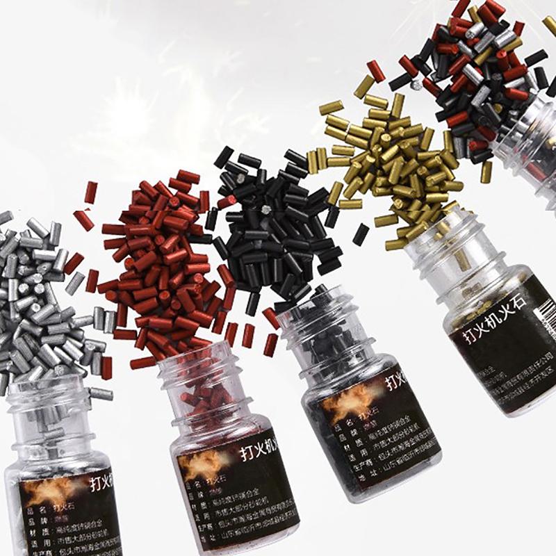 100Pcs/Box Universal Lighter Crushed Stone Petrol Flint Stones For Clippers Petrols Fuels Lighters Stone Cigarette Accessories