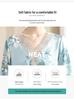 2026 Summer Chiffon Top Set for Stylish Middle-Aged and Elderly Mothers (Short/Mid-Sleeve)