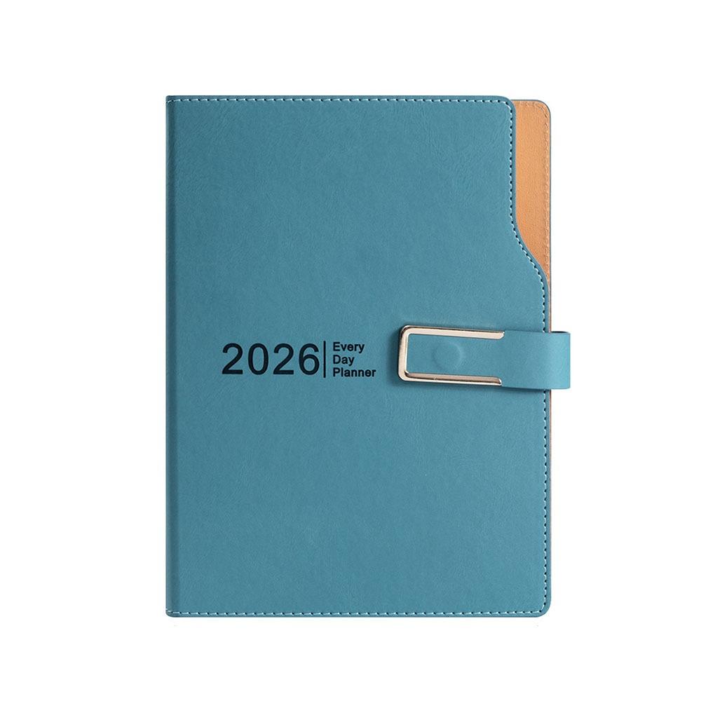 

English 2026 Schedule Planner Notepad 180 Pages To-do List Notebook Office Supplies озеро синього кольору