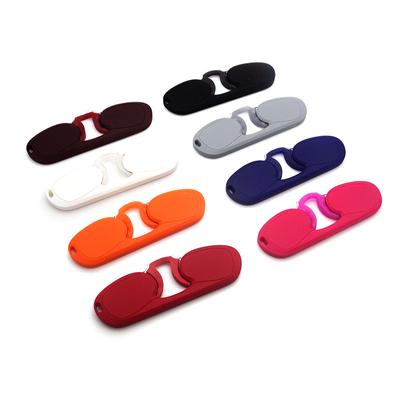 Aufklebbares Telefon Mini-Clip Nasenrücken Lesebrille +1,0 bis +3,5 Tragbare Altersweitsichtigkeitsbrille Dioptrien Brillen Brillen