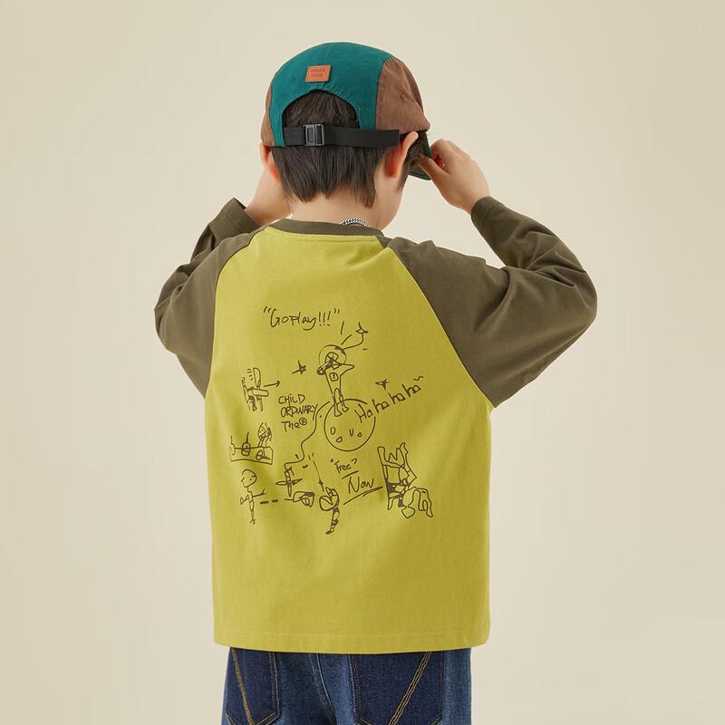 Boy s Cotton Graffiti Long-Sleeve T-Shirt 120