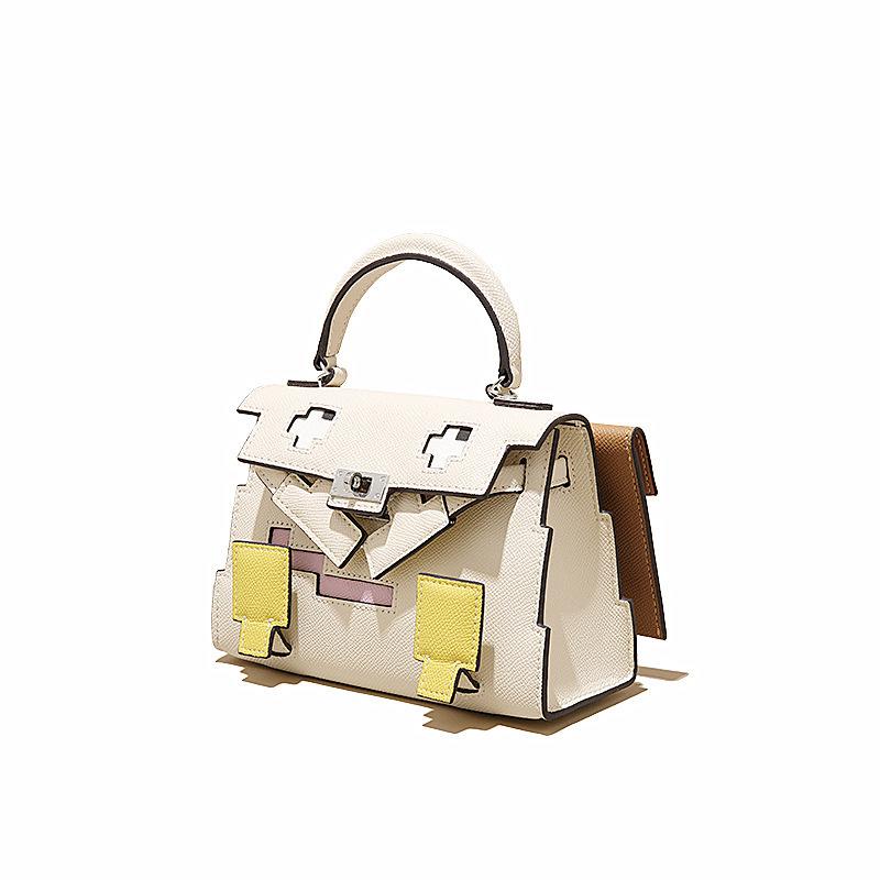 Little Red Book High-End Genuine Leather Mini Kelly Crossbody Handbag