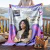 Warm Flannel Throw Blanket,Olivia Rodrigo Lightweight Cozy Blanket For Bed Sofa And Daily Use