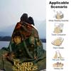 1pc Lord of the Rings Flannel Blanket - Soft Warm Throw for Home, Office, TravelL1346