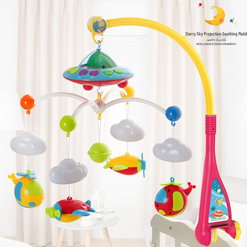 Free Shipping: Musical Rotating Crib Mobile with Projection for Newborns and Babies (0-1 Year)