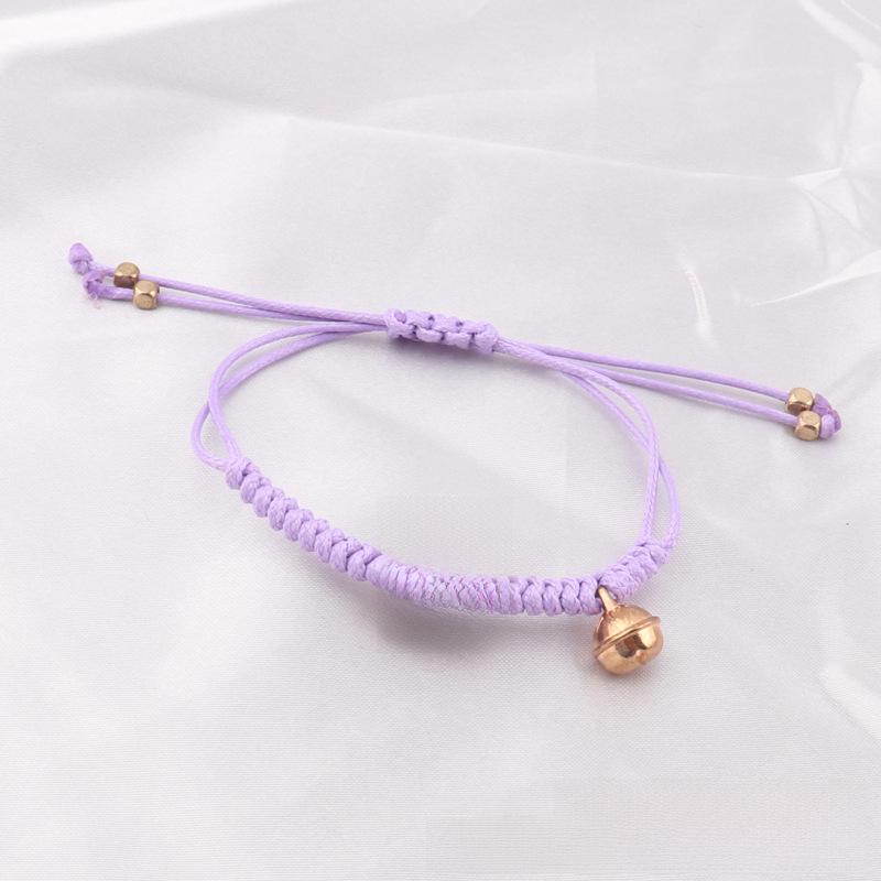 Lucky Cat Candy Color Braided Bracelet for Women